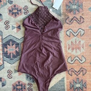 Mikoh Halter One-Piece Swimsuit